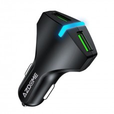 Автомобильная быстрая зарядка на два USB Azdome AZ04 - фото