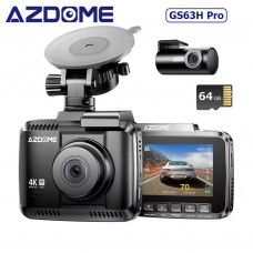 Azdome GS63H Pro, 4K видеорегистратор с двумя камерами - фото