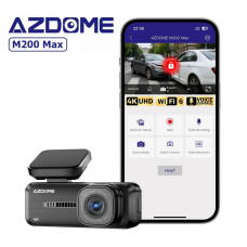 Azdome M200 Max, видеорегистратор без экрана  - фото
